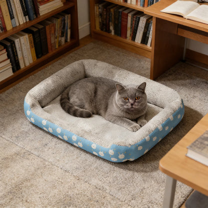 Warm Orthopedic Pet Bed Soft Sofa Mat Machine Washable Crate Pad All Season Cozy Pet Furniture for Indoor Dogs and Cats